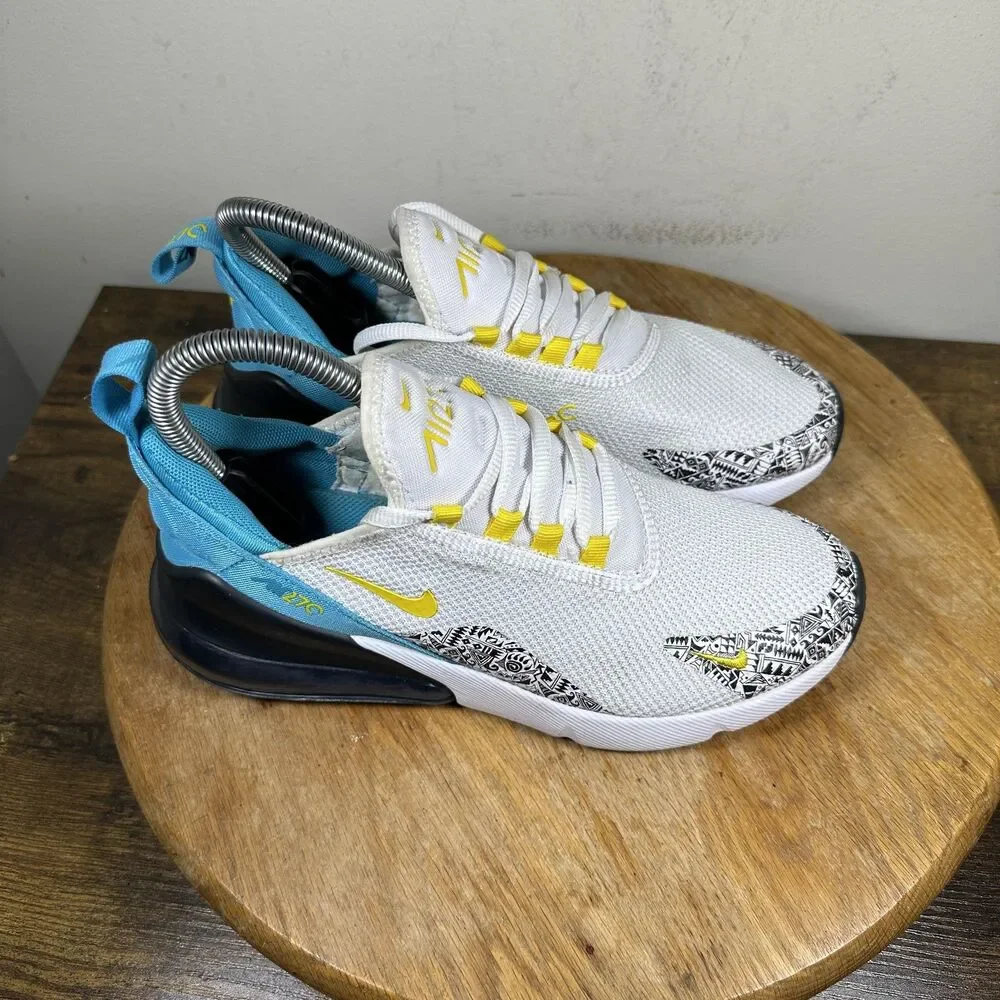 Nike Air Max 270 Shoes Womens SIze 6.5 N7 Tribal Pattern CJ0949-100